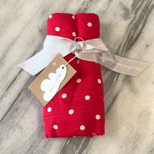 Angel Dear Polka Dot Swaddle NWT